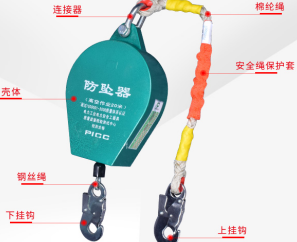 简述防坠安全器的连接器—D型卸扣